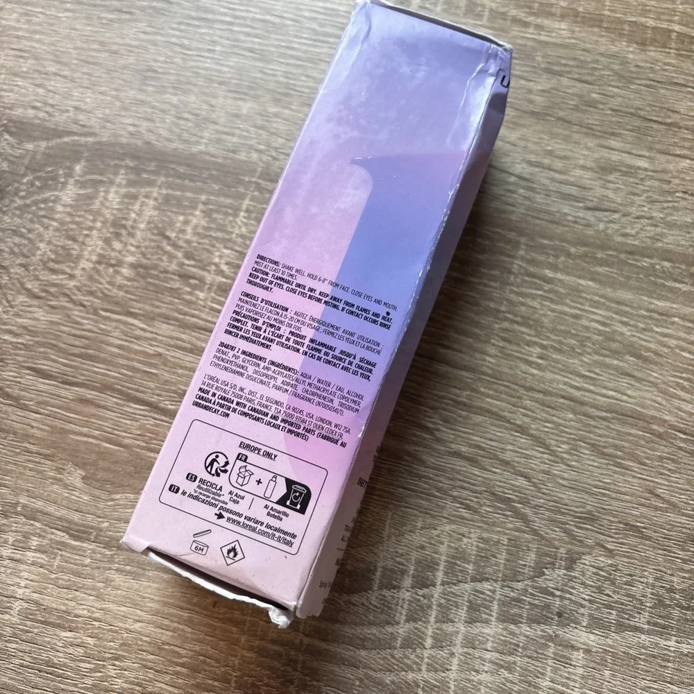 Urban Decay All Nighter Setting Spray 4 fl oz Waterproof Transfer Resistant